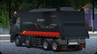 Mod Hyundai Xcient P540 8x4 ben  PBSU [upl. by Eniamart448]