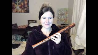 Recorder Folk Dacw ’Nghariad on a Mollenhauer Kynseker G alto in plum [upl. by Coreen939]