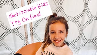 Back to School Abercrombie Kids Try on Haul  Part 1 abercrombiehaul backtoschool [upl. by Colp858]