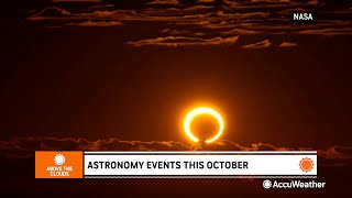 Witness the Biggest Astronomy Events This October Solar Eclipse amp Meteor Showers  AccuWeather [upl. by Budwig308]