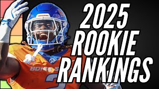 2025 Dynasty Rookie Rankings FIRST LOOK [upl. by Donadee]