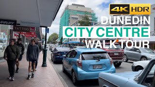 Dunedin City Centre Walking Tour New Zealand 4K HDR [upl. by Neirad]