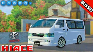 Bussid Mod  Toyota HIACE Car Review amp Free Link Bus Simulator Indonesia V343 [upl. by Ydur]