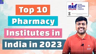 Top 10 Pharmacy Institutes in India in 2023  top 10 pharmacy colleges in india  nirf ranking 2023 [upl. by Noryv333]