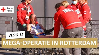 Marathon Rotterdam 2021 drukte in de meldkamer amp snel hulp verlenen op de fiets  VLOG  Rode Kruis [upl. by Zeba]