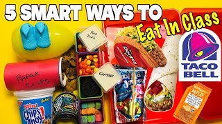 5 Cheap Ways To Sneak Food and Candy Into Class Without Getting Caught  Nextraker [upl. by Nnylahs]