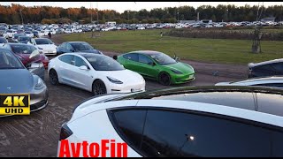 Finlands MOST EPIC Tesla Light Show 2024 [upl. by Attey214]