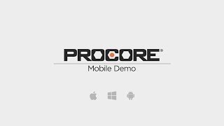 Procore Mobile Demo [upl. by Aserehtairam]