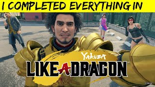 I Did Everything In Yakuza Like A Dragon Yakuza 7 complete review [upl. by Aissej]