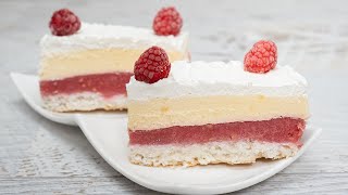 Rafaelo kocke sa malinama  Raffaello Cake With Raspberries  Bebina kuhinja  Domaći video recept [upl. by Landrum]