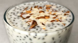 How To Make Chia Pudding  Healthy Breakfast Idea Quick and Easy [upl. by Asenav]