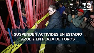 ¿Por qué suspendieron actividades en Plaza de Toros y Estadio Ciudad de los Deportes [upl. by Brindell]