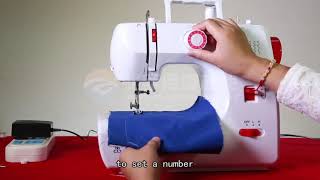 FHSM700 Household Electric Sewing Machine Operation Video [upl. by Becka]