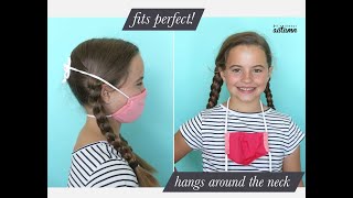 Face Mask Straps Instructions [upl. by Woolcott465]