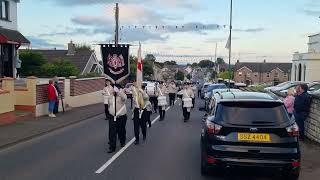 Maghera Sons Of William  Tobermore Loyal Parade 2023 [upl. by Ylrebme771]