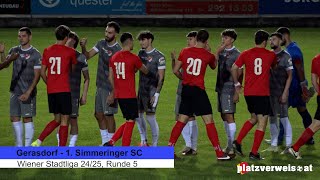 Highlights Gerasdorf  Simmering Wiener Stadtliga 2425 [upl. by Flessel783]