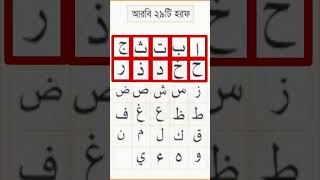 Learn Arabic Alphabet FAST with Bangla Lecture for Beginners [upl. by Euqinue]