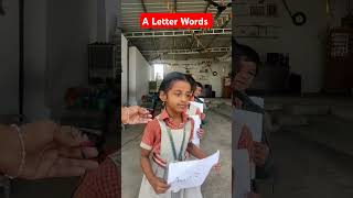 A Letter Wordsenglish words school education teacher viralvideo schooleducation 🌈😍 [upl. by Wohlert]