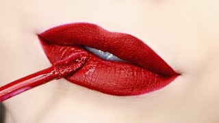 How To Apply Liquid Lipstick Perfectly [upl. by Alhahs]