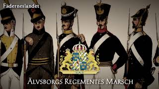 Kingdom of Sweden Military March  quotÄlvsborgs Regementes Marschquot 1624  1998 [upl. by Vicki878]