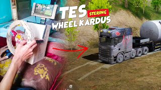 tes stering wheel kardus buat main truckers of Europe [upl. by Boeke]