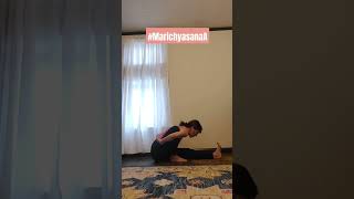 Working with Marichyasana A Bound Forward Fold yoga tutorial yogavideo marichyasana vinyasa [upl. by Ailama792]