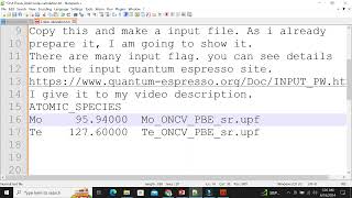 Relaxcalculationpsuedopotential file downloadpreparing input fileQEquantum espresso [upl. by Brunk]