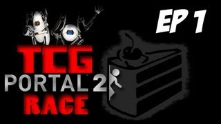 TCG  Portal 2 Coop Race Maps Ep1 Gelocity by Raidix [upl. by Aicinod]