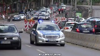 Ziviles FZ MB CKlasse  FuStW MB EKlasse Polizei BWL Stuttgart [upl. by Paola]