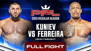 Rizvan Kuniev vs Renan Ferreira  PFL 2 2023 [upl. by Oijimer]