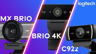 Logitech MX Brio Webcam How Good Is it Compared to Brio 4K amp C922 [upl. by Norad]