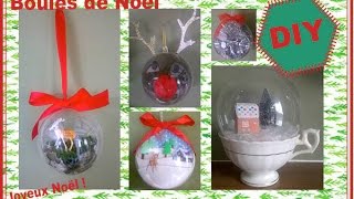 ❅ DIY  Boules de Noël ❅ [upl. by Aciret394]