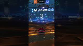 So close that was rocketleague rl rocketleagueclips rocketleaguegoals [upl. by Sesylu]