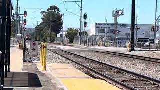 Caltrain 120 passes Broadway 71824 [upl. by Aicened]