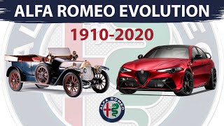 Alfa Romeo history and evolution  1910  2020  From 24 HP to Giulia GTA [upl. by Bury]