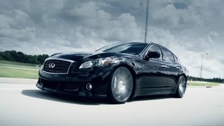 Infiniti M37  Q70 on 22quot Vossen VVSCV3 Concave Wheels  Rims [upl. by Bodi660]