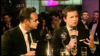 Funny Ant n Dec Interview  NTA Awards 2012 [upl. by Lishe742]