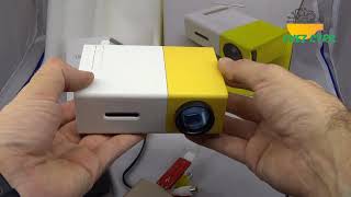 YG300  un mini vidéoprojecteur LED avec mediacenter autonome pour 20€ [upl. by Allebram]