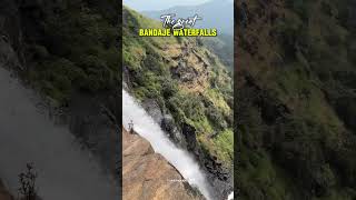 Bandaje waterfalls😍 shorts bandaje waterfall trek travel [upl. by Spillar]