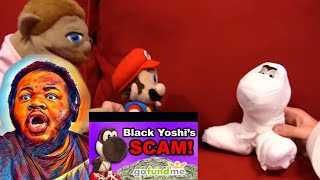 SML Movie Black Yoshis Scam REACTION sml blackyoshi jeffy 😂💰 [upl. by Enajaras]