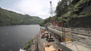 Pulpit Rock viaduct construction [upl. by Jevon]