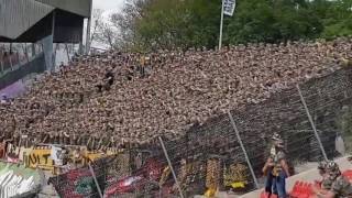 Dresdner quotFan Armeequot in Karlsruhe 14052017 KSCDynamo Dresden 34 [upl. by Tuchman]