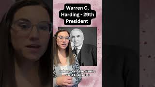 President Warren G Harding history shorts president harding [upl. by Norok265]