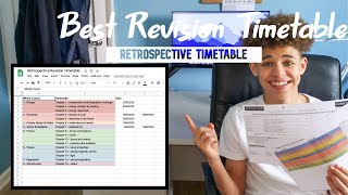 How to make THE BEST REVISION TIMETABLE  GCSE STUDENTS [upl. by Philbin]