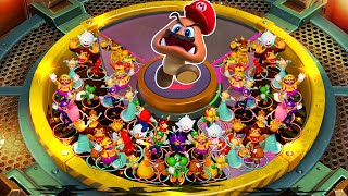 Super Mario Party  Lucky Minigames  Goomba vs Koopa Troopa vs Dry Bones vs Bowser Jr [upl. by Brandise979]