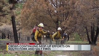 Crews continue mop up efforts on South Fork and Salt Fires [upl. by Vere]