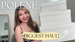 POLENE HAUL UNBOXING FROM POLENE PARIS STORE  Polene Cyme Bag Review Pros amp Cons What Fits Inside [upl. by Voccola]