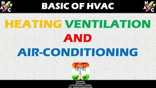 HVAC Training Basics  Heating Ventilation and Air Conditioning  Hindi Version [upl. by Corty325]