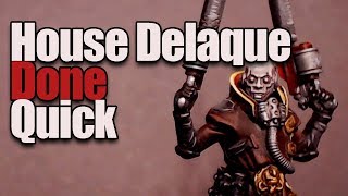 Necromunda House Delaque Fast amp Easy [upl. by Ahsyek]