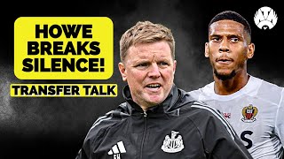 Howe RESPONDS To England Rumours Todibo Linked Newcastle News [upl. by Yarb]